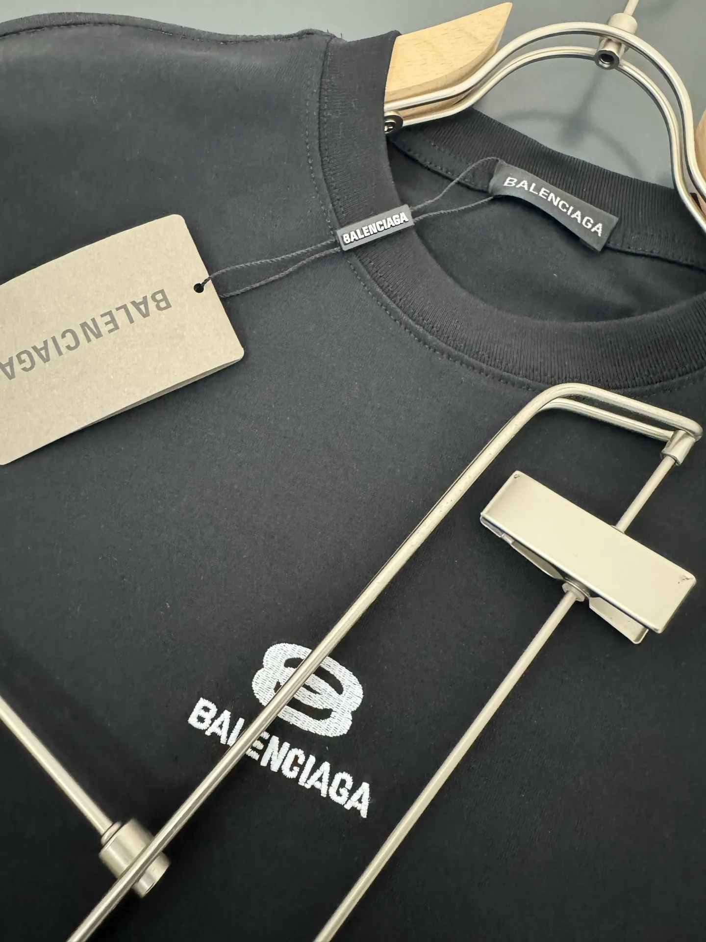 Balenciaga* *280g t logo New Arrival t ， ， Versatile ：White Black Sizes：S M L XL XXL